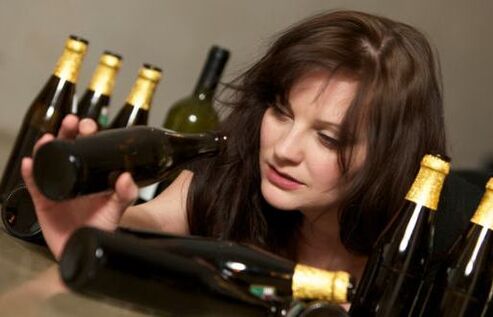 At level 2 alcoholism, a woman drinks every day