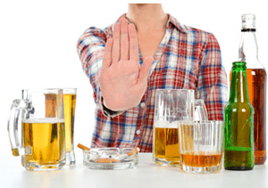 We stop drinking properly
